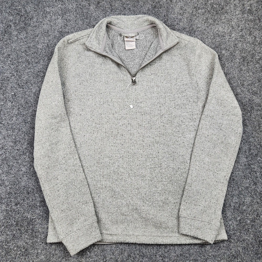 Cinch Sweater Youth XXL 16-18 Gray Quarter Zip Pullover Fleece Knit Heather Boys